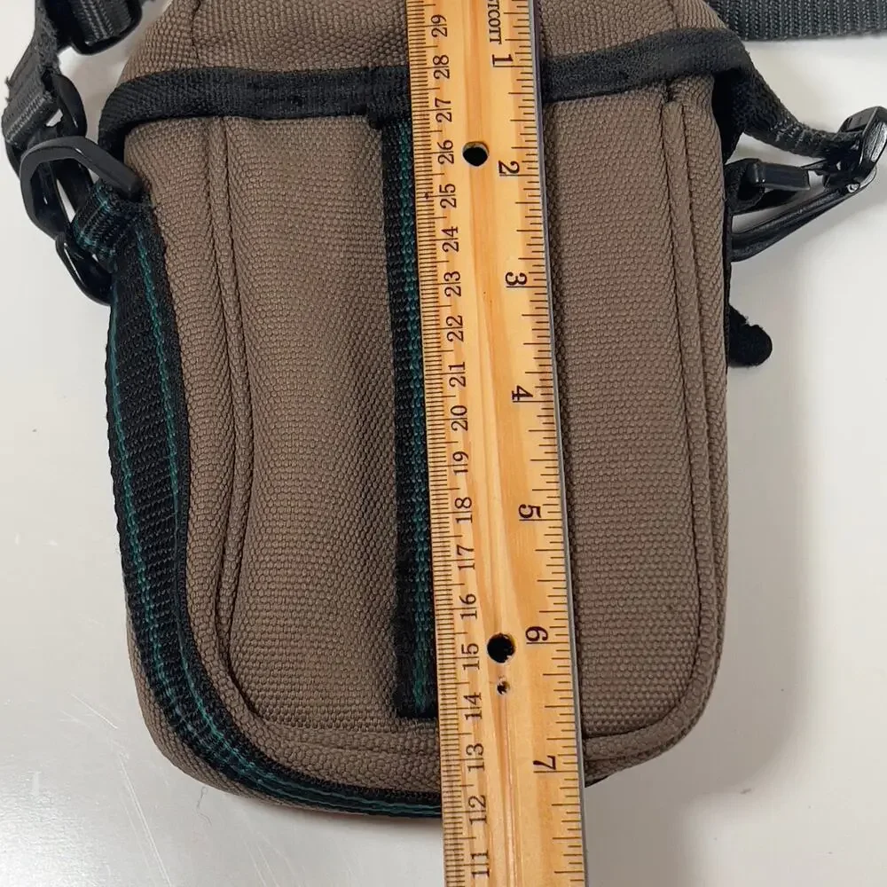 Samsonite Small Camera Bag Model #250 Brown & Black Trim Case Adj Strap